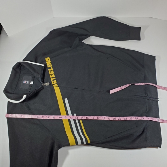 Pittsburgh Steelers Mens L NFL Pro Line Blk Jacket - Picture 6 of 9